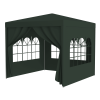 10'x10' Party Tent Outdoor Heavy Duty Gazebo Wedding Canopy + 4 Removable Walls ,Green